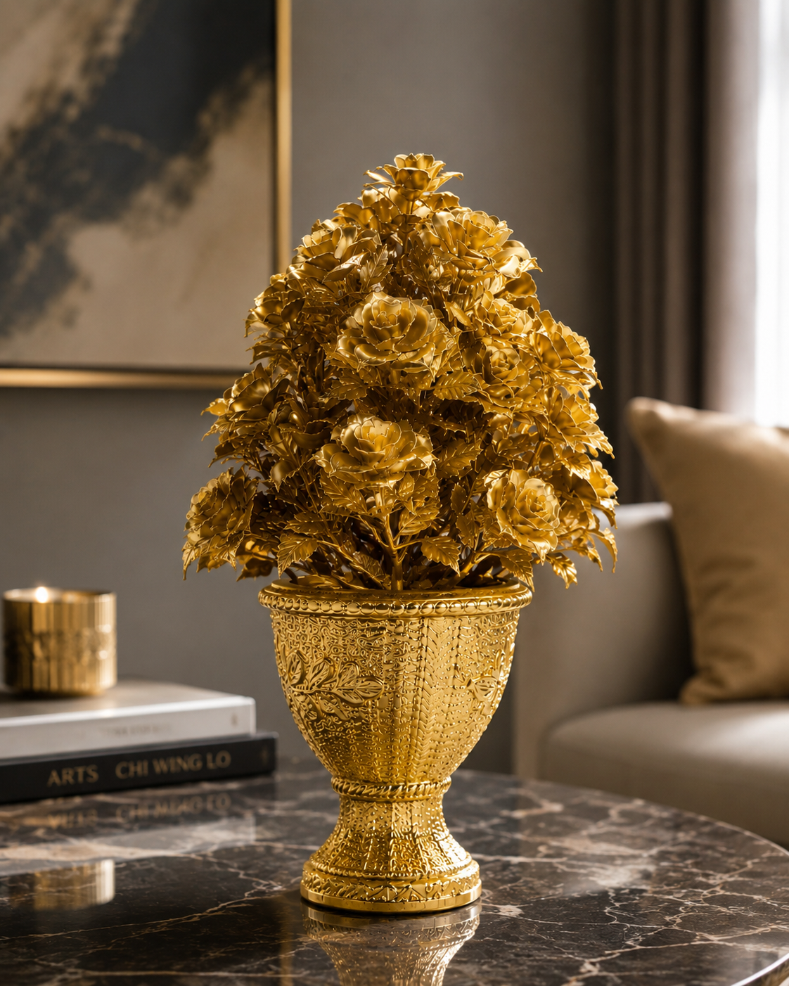 Luxury Golden Blossom